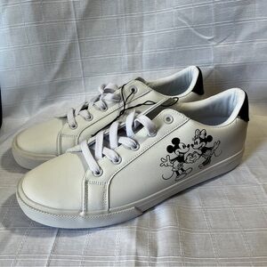Disney Mickey and Minnie White Sneakers NWOT Women's Size 11